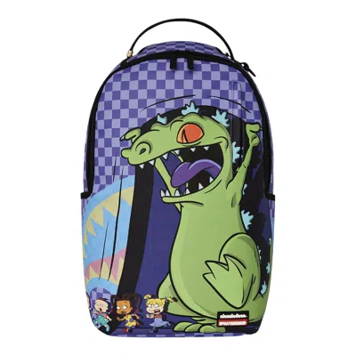 Pre-owned Sprayground Rugrats Reptar Chase Dlxsv Backpack 'multicolor' | Multi-color | Men's Size Onesize