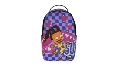 Pre-owned Sprayground Rugrats Susie Crayon Shark Dlxsv Backpack In Multi