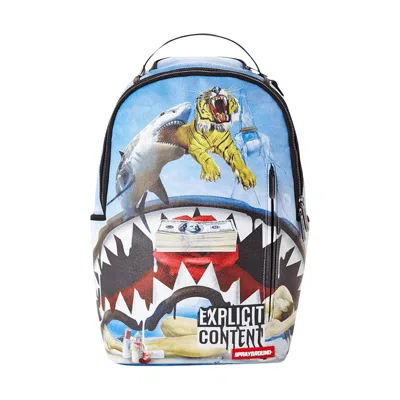 Pre-owned Sprayground Salvador Sharky Backpack 'multicolor' | Multi-color | Men's Size Onesize