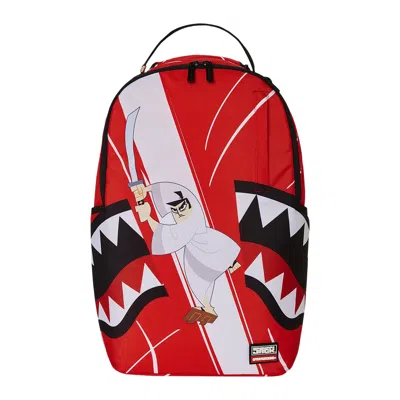 Pre-owned Sprayground Samurai Jack Shark Mouth Slice Dlxr Backpack 'multicolor' | Multi-color | Men's Size One