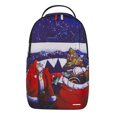 Pre-owned Sprayground Santa Big Bag Stacks Backpack 'multicolor' | Multi-color | Men's Size Onesize