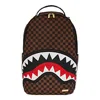 Sprayground Sawtooth Sharks In Paris Backpack In Brown