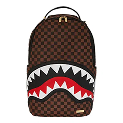 Sprayground Sawtooth Sharks In Paris Backpack In Brown