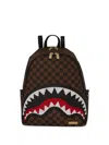 Sprayground Sawtooth Sharks In Paris Backpack In Brown