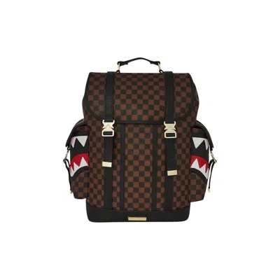 Pre-owned Sprayground Sawtooth Sharks In Paris Monte Carlo Backpack 'multicolor' | Multi-color | Men's Size On