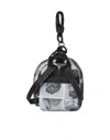 Sprayground Scammer 3m Keychain In Black And White In Multi
