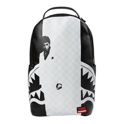 Pre-owned Sprayground Scarface Poster Syle Backpack 'black/white' | Men's Size Onesize