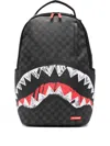Sprayground Scribble Shark Backpack  In Multi