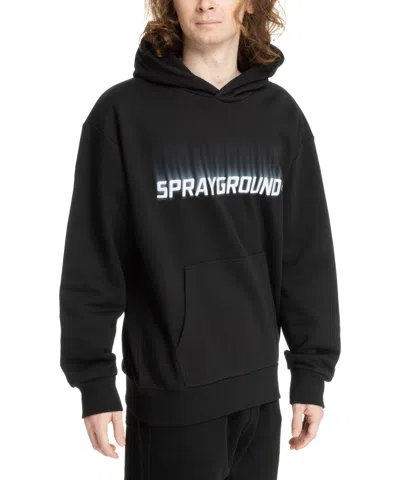 Sprayground Shaded Embroidery Hoodie In Black