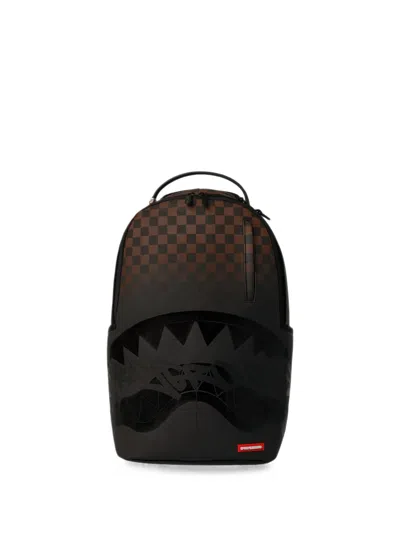 Sprayground Kids' Shadow Sharks Deep Sea Backpack In Brown