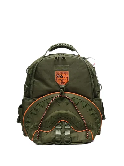 Sprayground Shark-appliqué Backpack