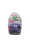 Sprayground Shark Attack Split Backpack In Multi