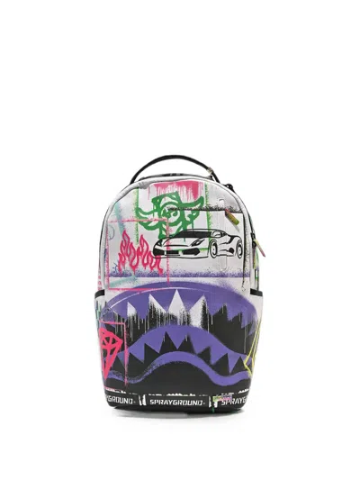 Sprayground Kids' Shark Attack Split Backpack In Multi