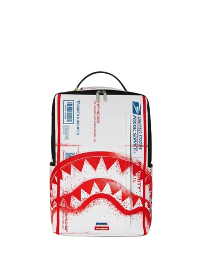Sprayground Shark Backpack In White