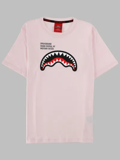 Sprayground Shark Basic Reg T-shirt Light Pink