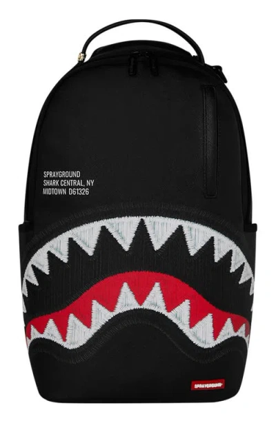 Sprayground Kids'  Shark Central Backpack In Blue