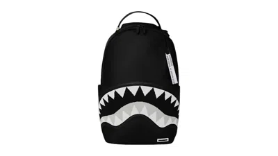 Pre-owned Sprayground Shark Central Backpack In Black/white In Multi