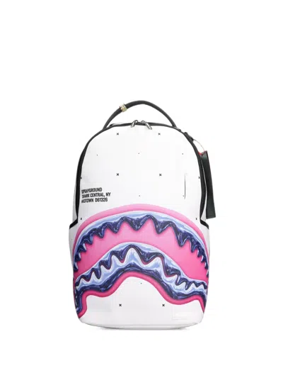 Sprayground Shark Central Backpack In Pink