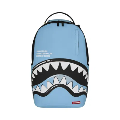 Pre-owned Sprayground Shark Central Bubble Shark Backpack 'sky Blue' | Men's Size Onesize