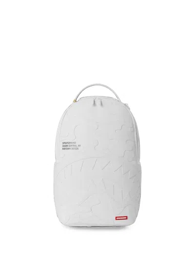 Sprayground Shark Central Camo Rucksack In White