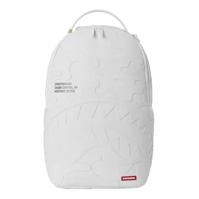 Pre-owned Sprayground Shark Central Camo Cut & Sew Backpack 'multicolor' | Multi-color | Men's Size Onesize