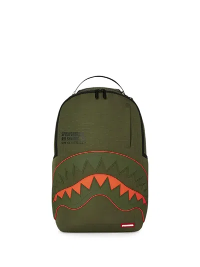 Sprayground Shark Central Dlx-ripstop Backpack In Green