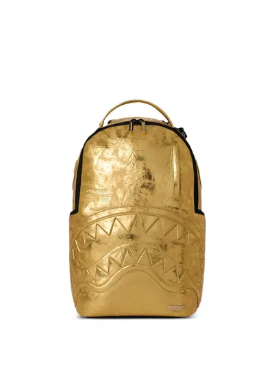 Sprayground Shark Central Golden Age Weathered Backpack