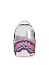 Sprayground Shark Central Liquid Chrome Backpack In Multi