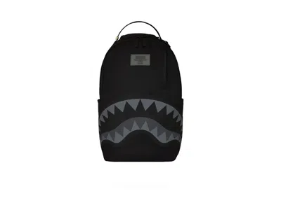 Pre-owned Sprayground Shark Central Nylon Backpack In Black