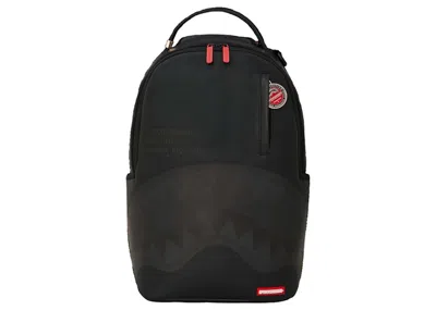 Pre-owned Sprayground Shark Central Out (dlxsv) Backpack In Black