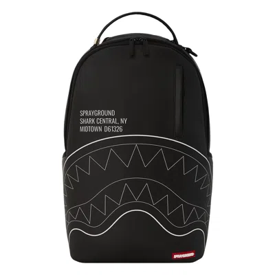 Pre-owned Sprayground Shark Central Out The Line Dlxsv Backpack 'multicolor' | Multi-color | Men's Size Onesiz