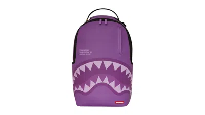 Pre-owned Sprayground Shark Central Purple Venom Backpack In Multi