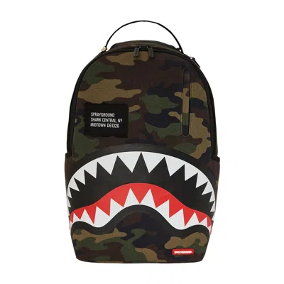 Pre-owned Sprayground Shark Central Rogue Backpack 'multicolor' | Multi-color | Men's Size Onesize
