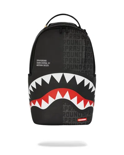 Sprayground Shark Central Split Infinity Dlxsv Backpack Unisex L Multi Gbs118 In Black