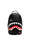 Sprayground Shark Central Double Trouble Backpack In Black