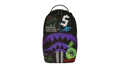 Pre-owned Sprayground Shark Central X Dlxsv Backpack In Multi