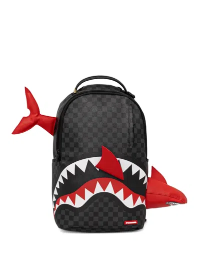 Sprayground Shark-embellishment Backpack In Black