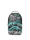 Sprayground Shark Graffiti-print Backpack In Multi