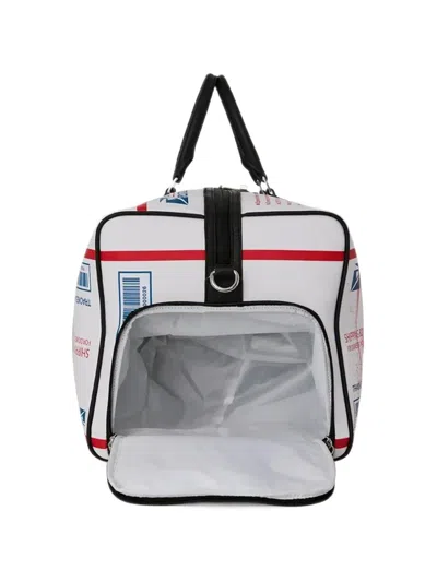 Sprayground Shark Graphic Duffle Bag In Metallic