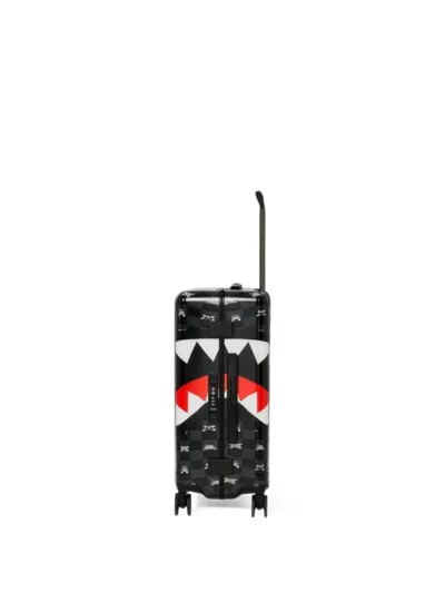 Sprayground Shark Mob Suitcase In Black
