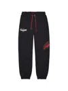 Sprayground Shark-motif Track Pants In Black