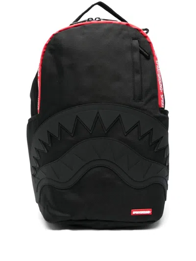 Sprayground Shark-mouth Detail Backpack In Black