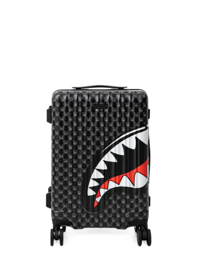 Sprayground Shark Mouth Hard-shell Luggage In Black