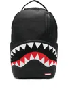 Sprayground Shark-mouth Knitted Backpack In Black