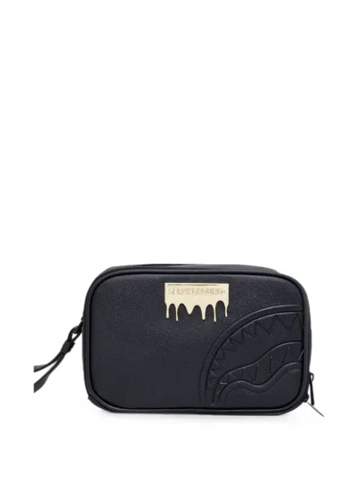 Sprayground Shark Mouth Make-up Bag In Black