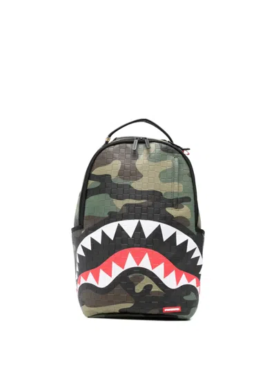 Sprayground Kids' Shark-mouth-motif Backpack In Multi