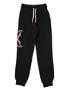 Sprayground Shark-patch Track Pants In Black
