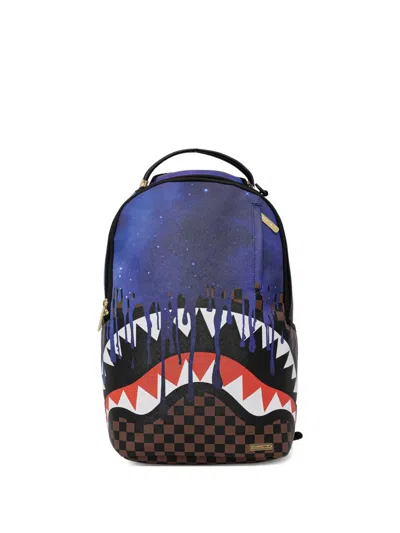 Sprayground Shark-print Backpack In Multi