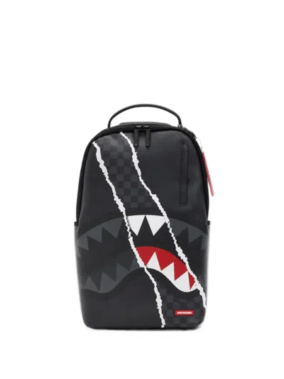Sprayground Shark Slash Backpack In Black