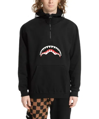 Sprayground Shark Visor Hoodie In Black